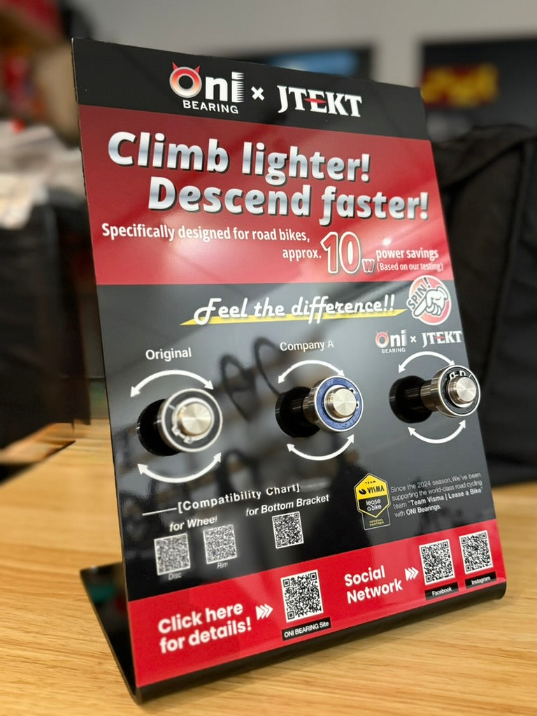 Oni Bearing x JTEKT sample board