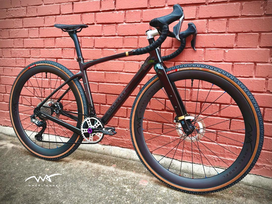 Wheel Angel GX i29 wide carbon wheels with 45mm depth