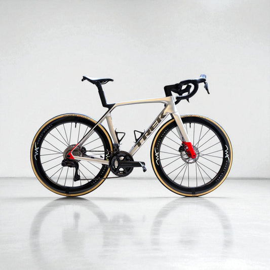 Trek Madone with Wheel Angel SLR 54 Carbon Wheels and White Industries Hubs