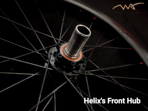 HELIX Wheels - Carbon Wheels w White Industries Hubs