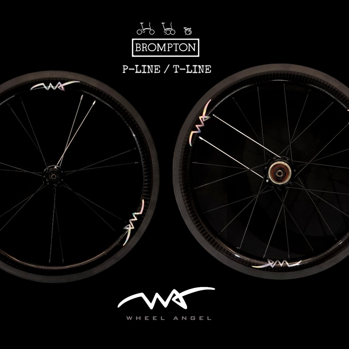 Brompton 7 sp Carbon Wheels Pair