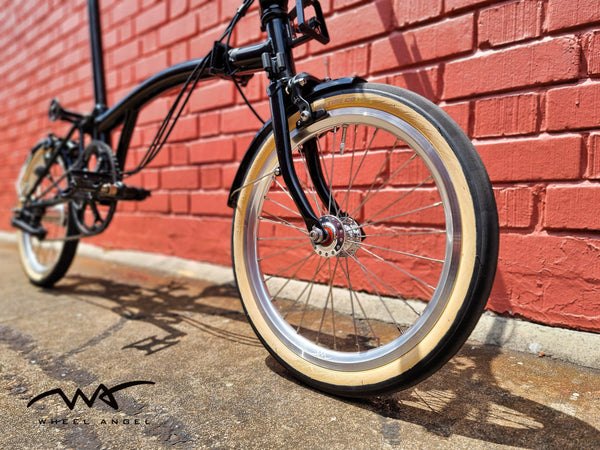 Silver Package 9 - Brompton Chrome Wheels External Speed - Phil Woods & Onyx (P Line, T Line & Ext Gear)