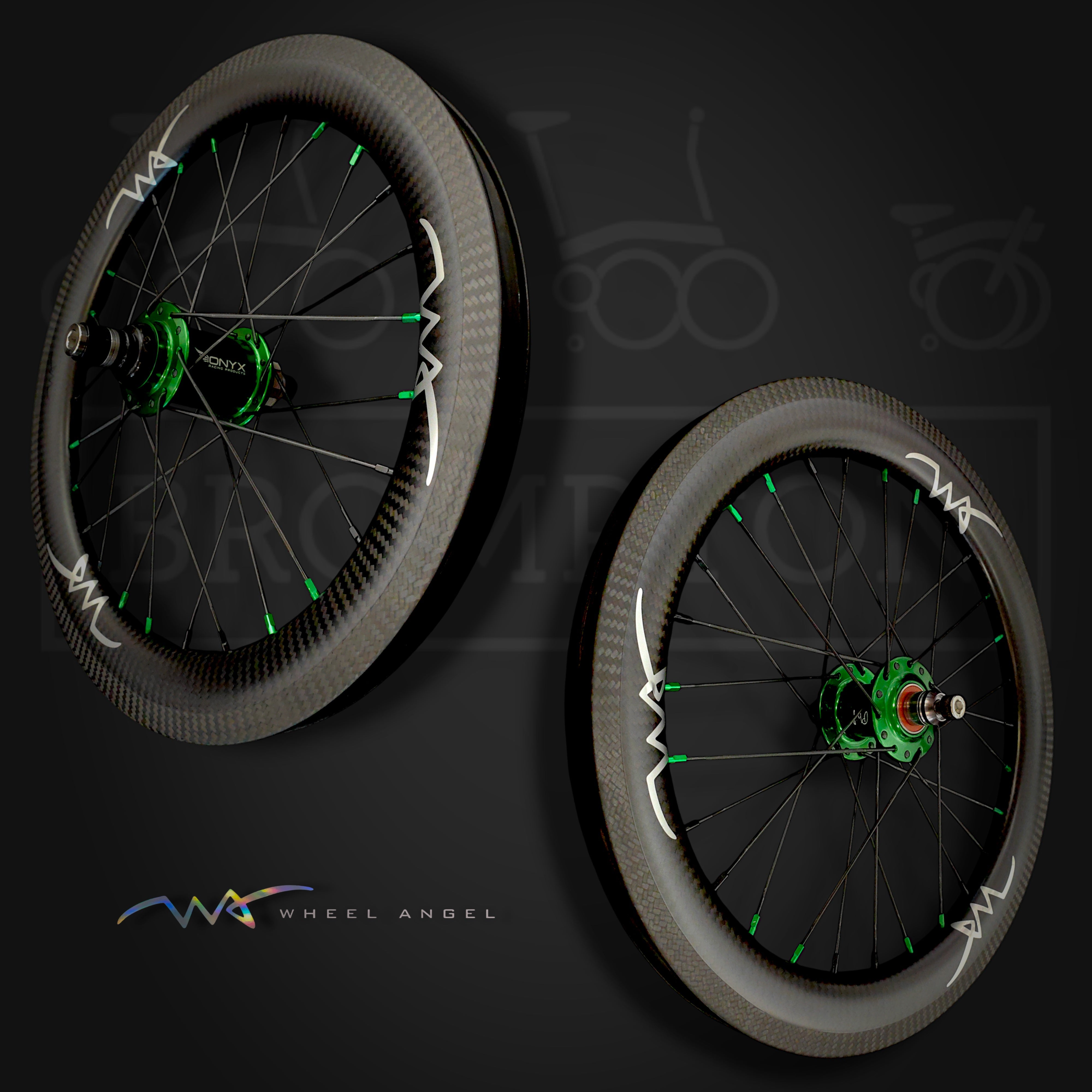 Brompton . P Line . T Line . Phil Wood & Onyx Racing – Wheel Angel
