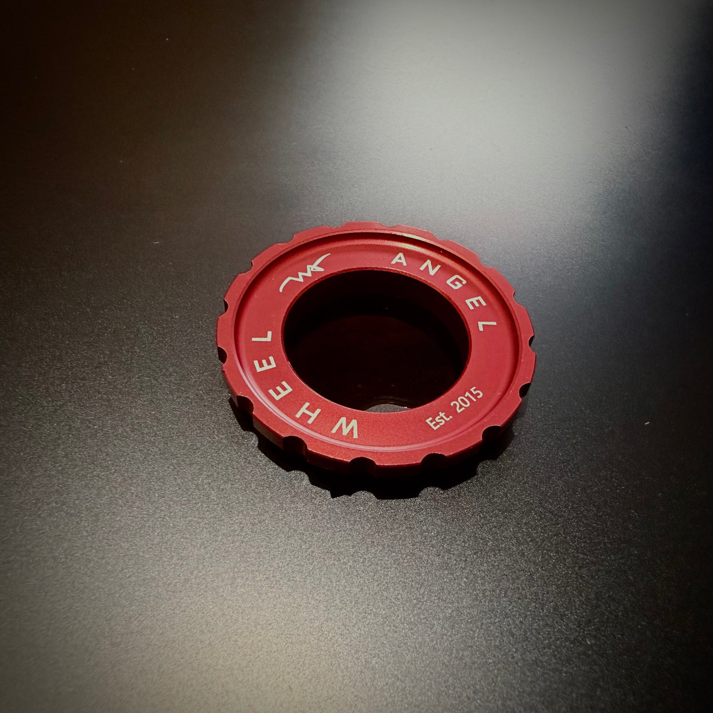 Disc Brake Lock Ring Black Centerlock Red