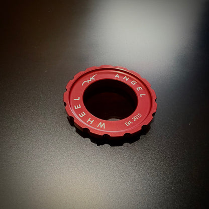 Disc Brake Lock Ring Black Centerlock Red