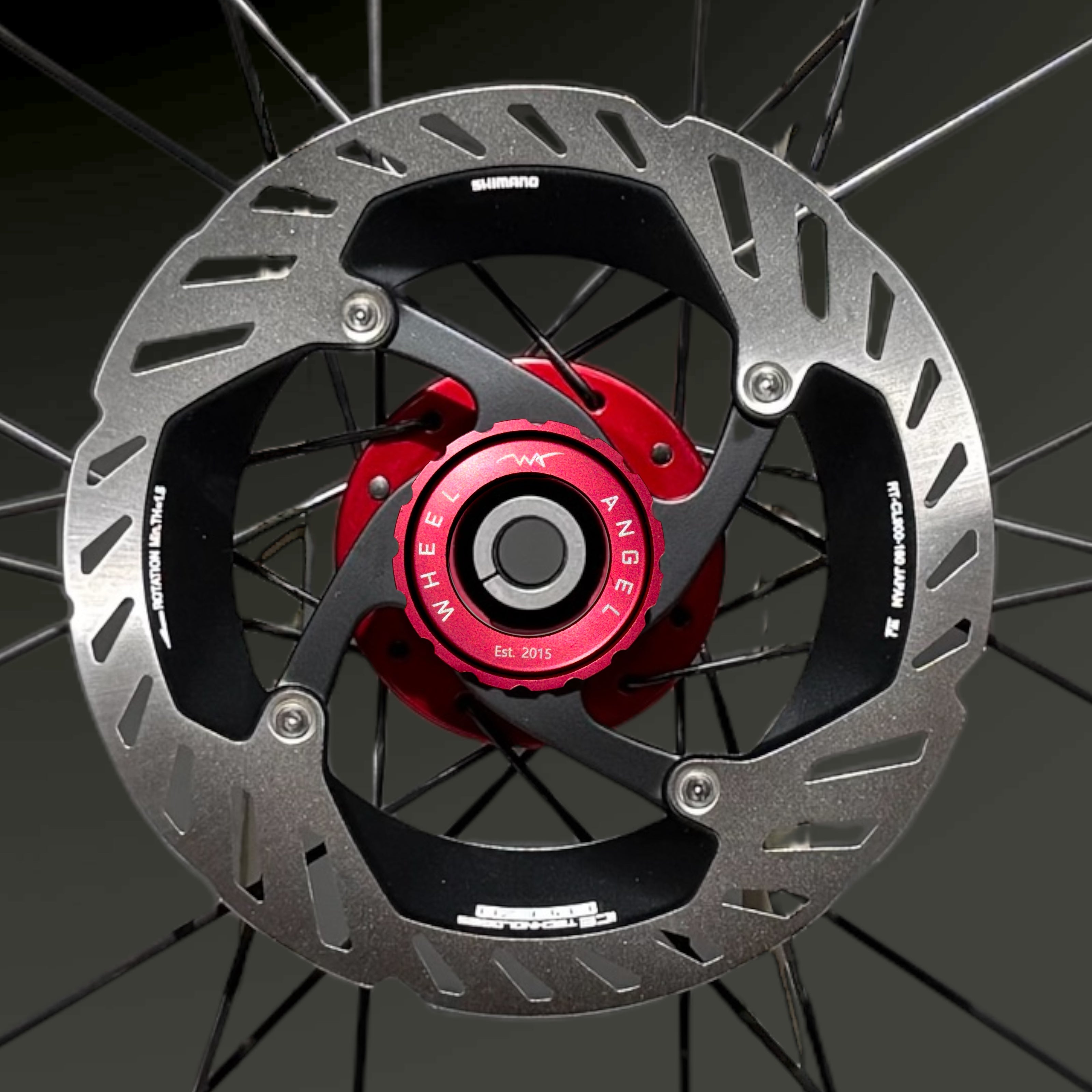 Lock Ring Disc Brake Centerlock Shimano Red