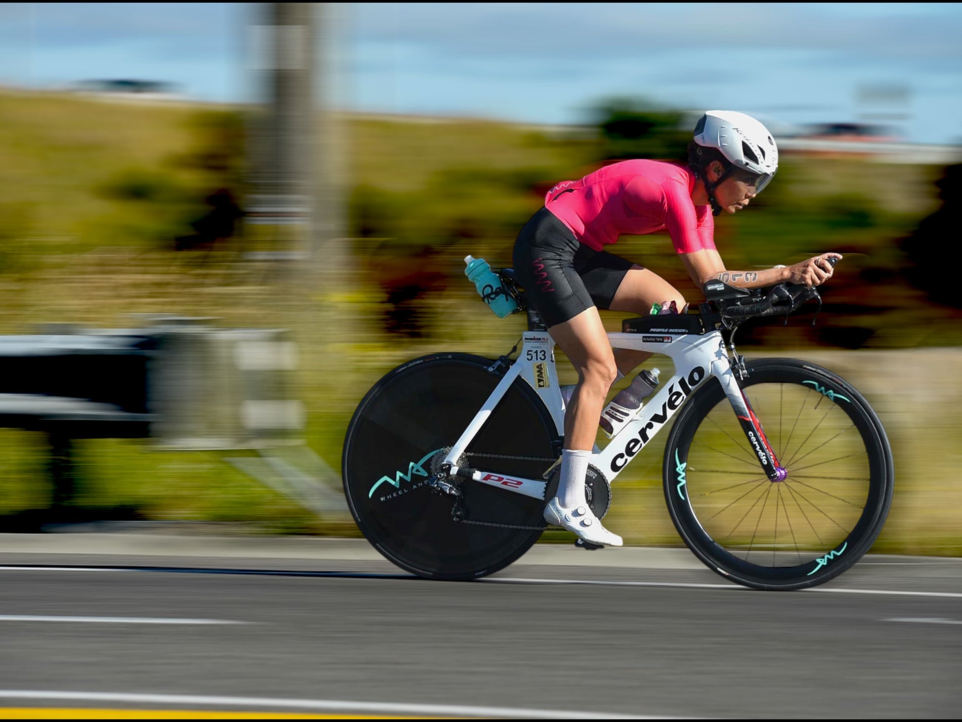  Wheel Angel Aero Rear Full Disc Wheel participated in Ironman 70.3 World Championships New Zealand 🇳🇿 Taupo