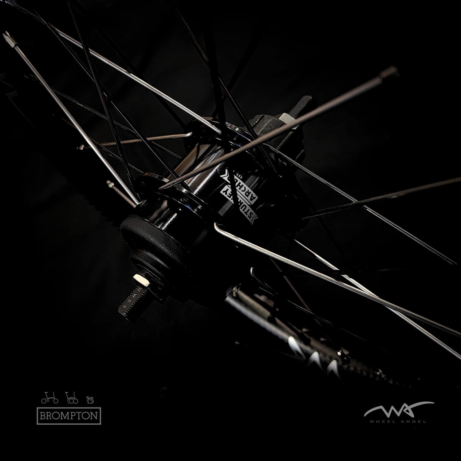 Wheel Angel Brompton 12sp Carbon Wheel