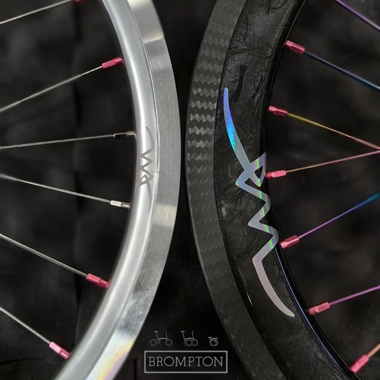 Wheel Angel Brompton Carbon Vs Alloy Wheel