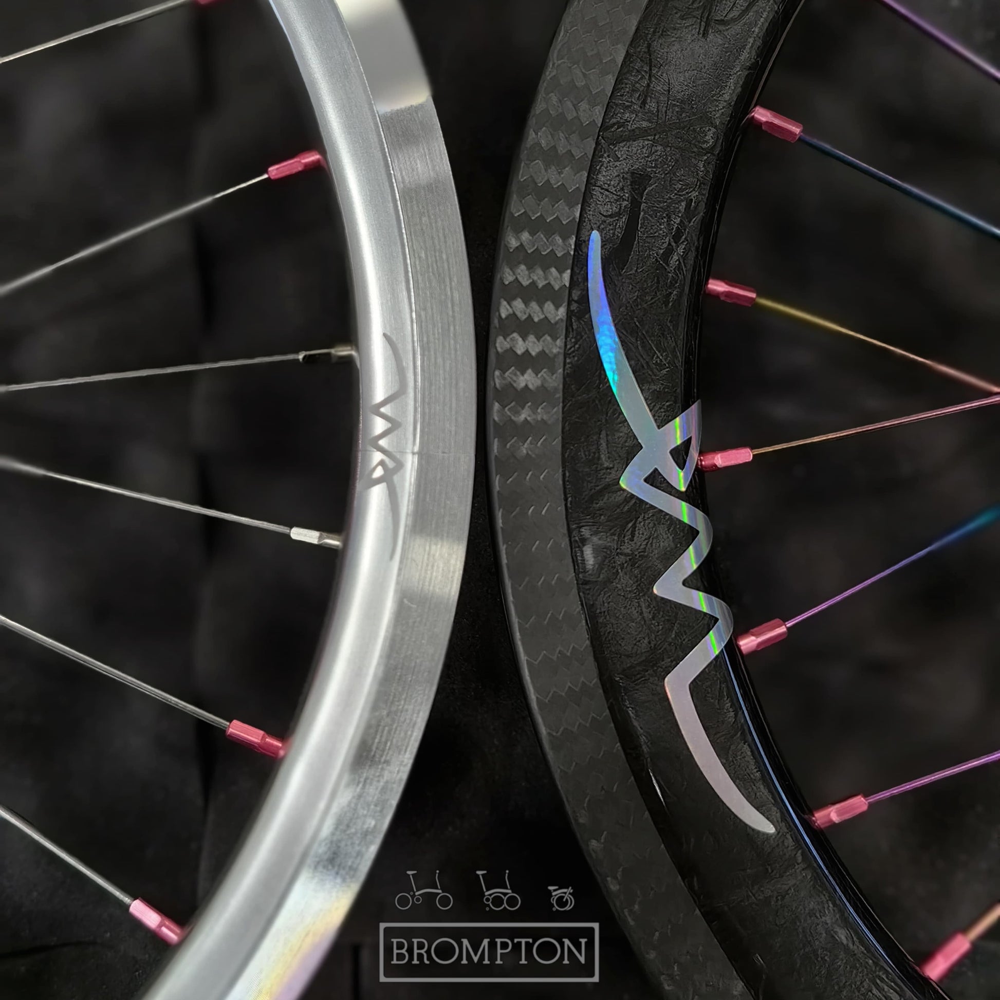 Wheel Angel Brompton Carbon Vs Alloy Wheel