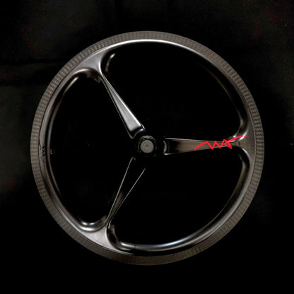 Wheel Angel Brompton Straight Trispoke Carbon Wheels