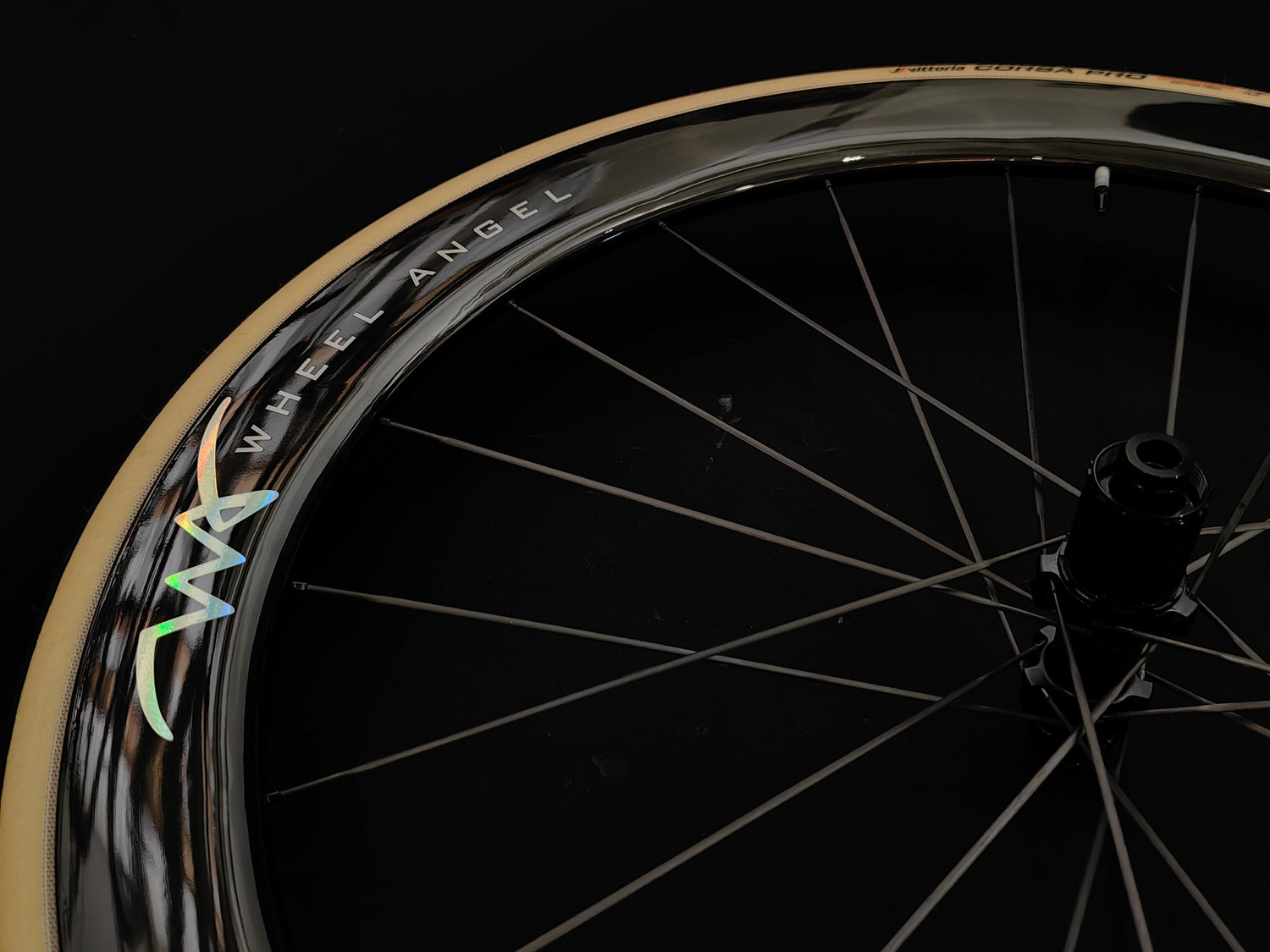 Wheel Angel SLX 54mm Aero Carbon Spokes Disc Wheel  