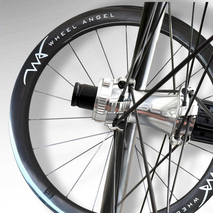 Wheel Angel SLX Carbon Spokes Wheels Silver Hub